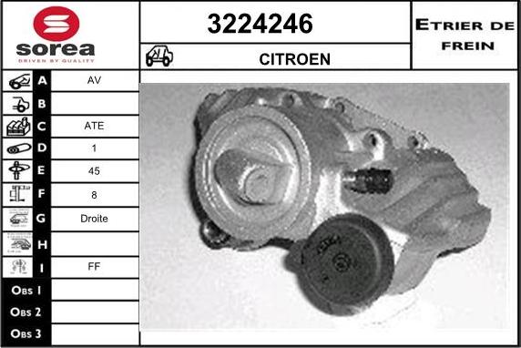 Sera 3224246 - Bremžu suports ps1.lv