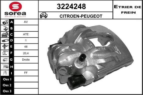 Sera 3224248 - Bremžu suports ps1.lv