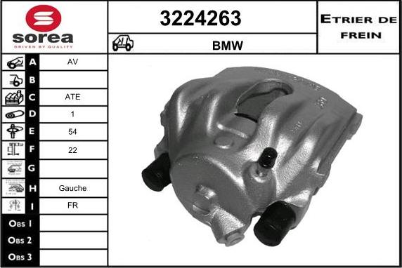 Sera 3224263 - Bremžu suports ps1.lv