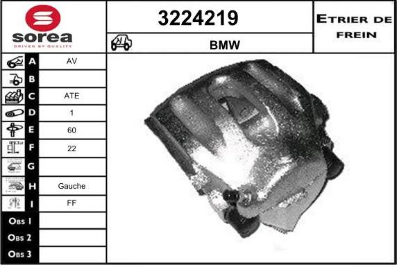 Sera 3224219 - Bremžu suports ps1.lv