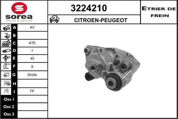 Sera 3224210 - Bremžu suports ps1.lv