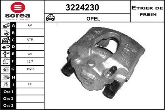 Sera 3224230 - Bremžu suports ps1.lv