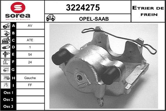 Sera 3224275 - Bremžu suports ps1.lv