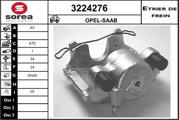 Sera 3224276 - Bremžu suports ps1.lv