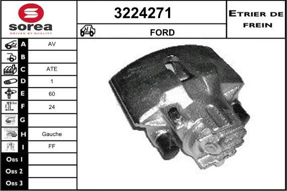 Sera 3224271 - Bremžu suports ps1.lv