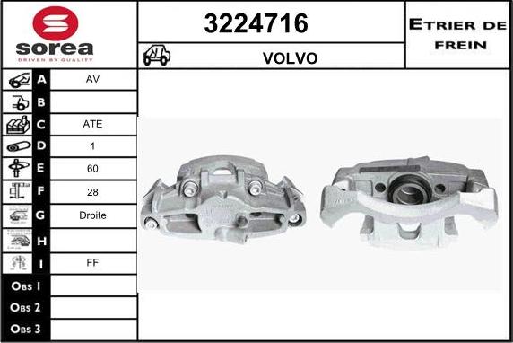 Sera 3224716 - Bremžu suports ps1.lv