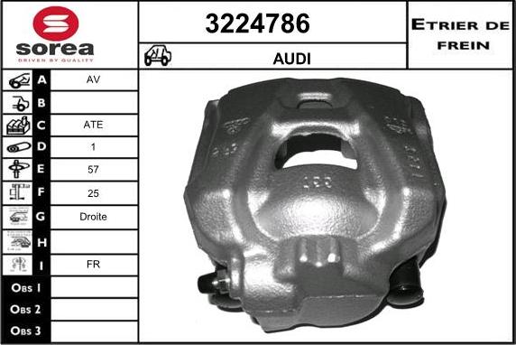 Sera 3224786 - Bremžu suports ps1.lv