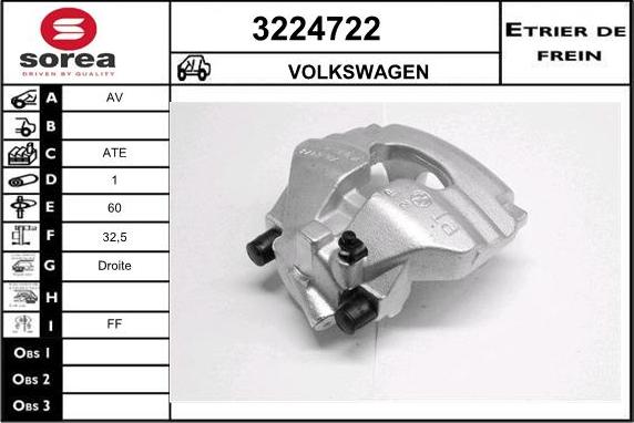 Sera 3224722 - Bremžu suports ps1.lv