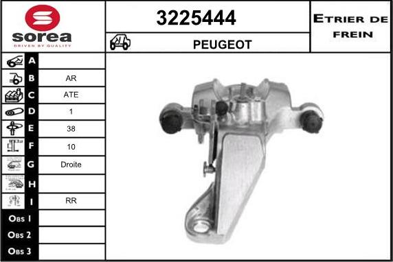 Sera 3225444 - Bremžu suports ps1.lv