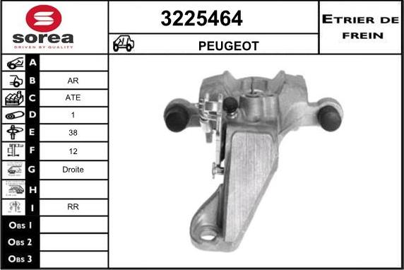 Sera 3225464 - Bremžu suports ps1.lv