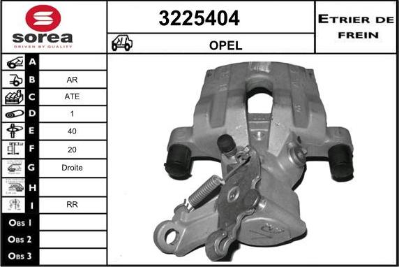 Sera 3225404 - Bremžu suports ps1.lv