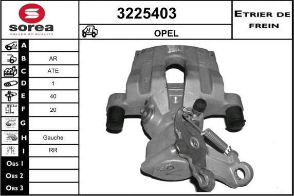 Sera 3225403 - Bremžu suports ps1.lv