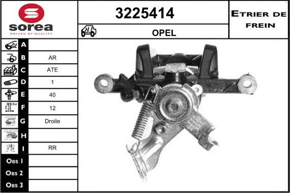 Sera 3225414 - Bremžu suports ps1.lv