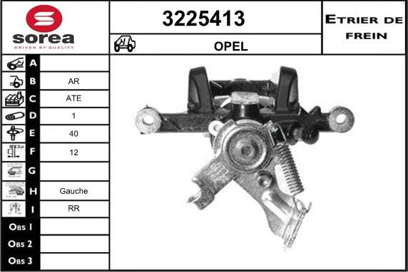 Sera 3225413 - Bremžu suports ps1.lv