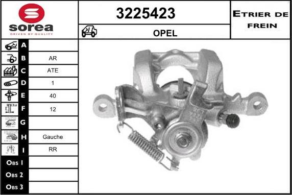 Sera 3225423 - Bremžu suports ps1.lv