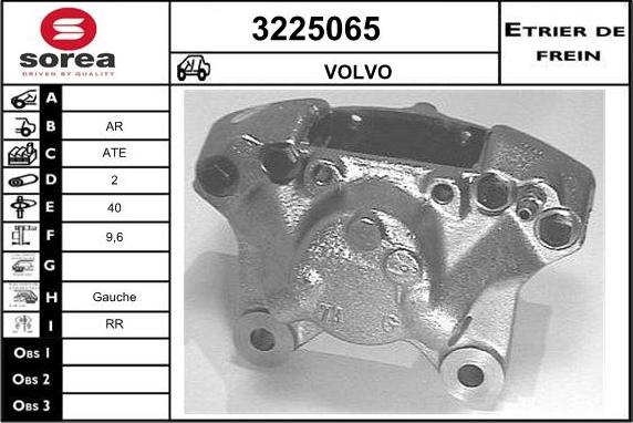 Sera 3225065 - Bremžu suports ps1.lv