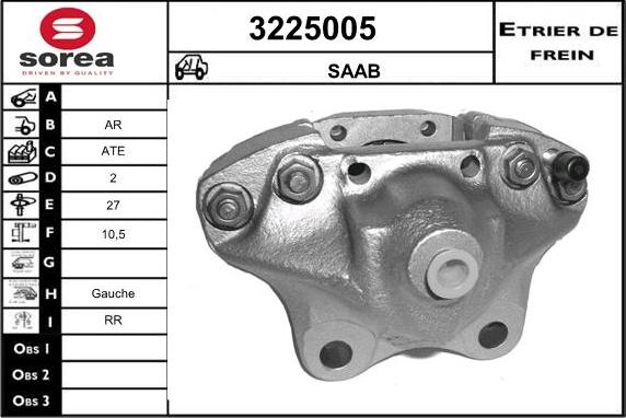 Sera 3225005 - Bremžu suports ps1.lv