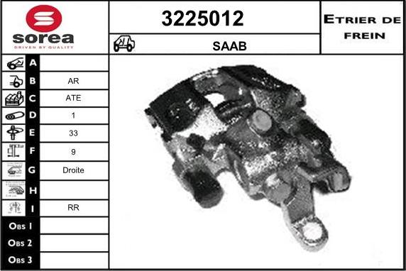 Sera 3225012 - Bremžu suports ps1.lv