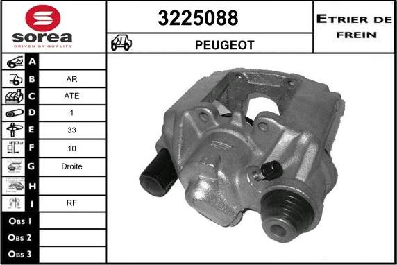 Sera 3225088 - Bremžu suports ps1.lv