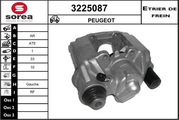 Sera 3225087 - Bremžu suports ps1.lv