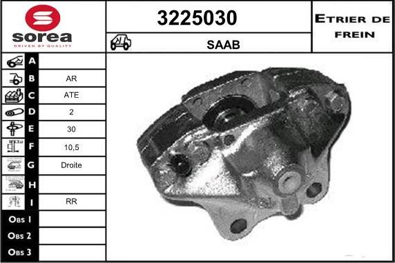 Sera 3225030 - Bremžu suports ps1.lv