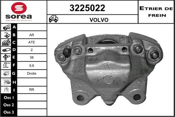 Sera 3225022 - Bremžu suports ps1.lv