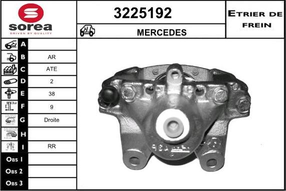 Sera 3225192 - Bremžu suports ps1.lv