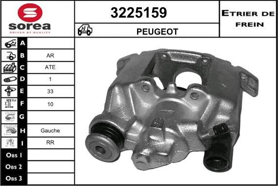 Sera 3225159 - Bremžu suports ps1.lv