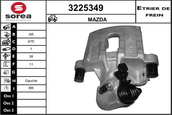 Sera 3225349 - Bremžu suports ps1.lv