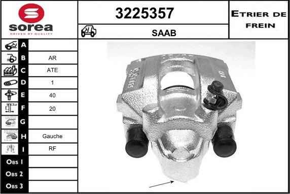 Sera 3225357 - Bremžu suports ps1.lv