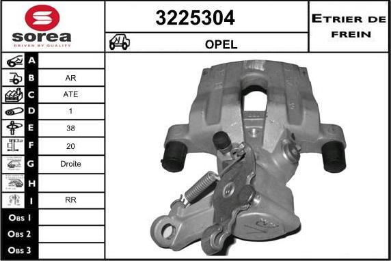 Sera 3225304 - Bremžu suports ps1.lv