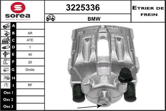 Sera 3225336 - Bremžu suports ps1.lv