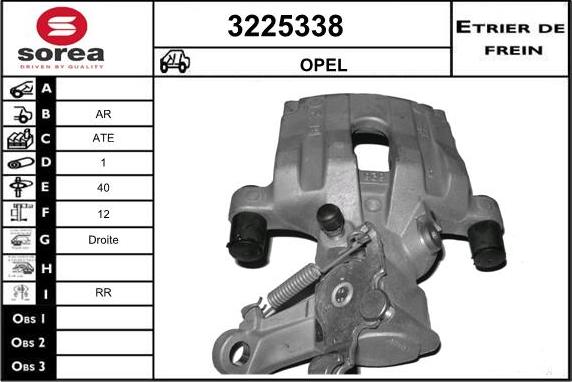 Sera 3225338 - Bremžu suports ps1.lv