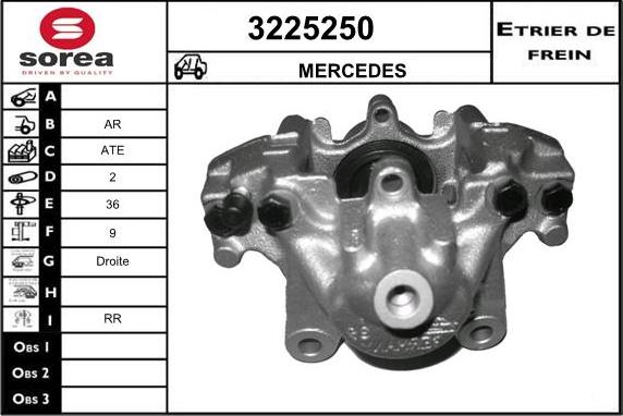 Sera 3225250 - Bremžu suports ps1.lv