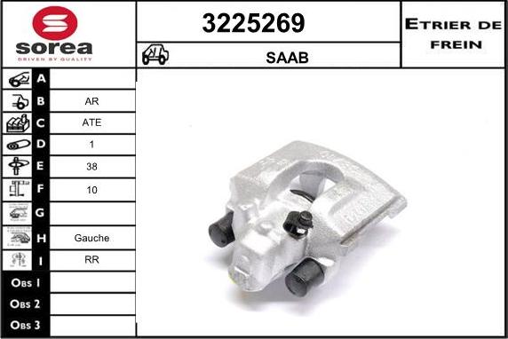 Sera 3225269 - Bremžu suports ps1.lv