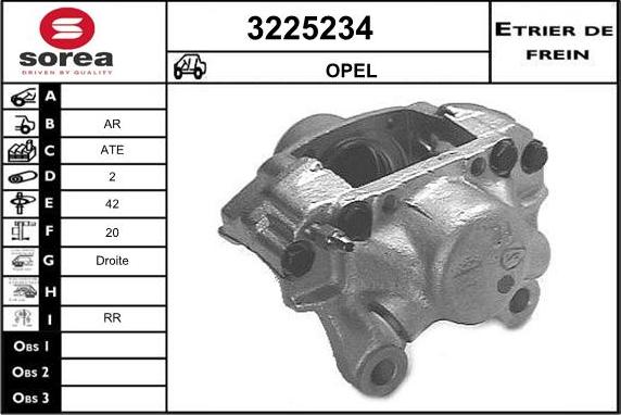 Sera 3225234 - Bremžu suports ps1.lv