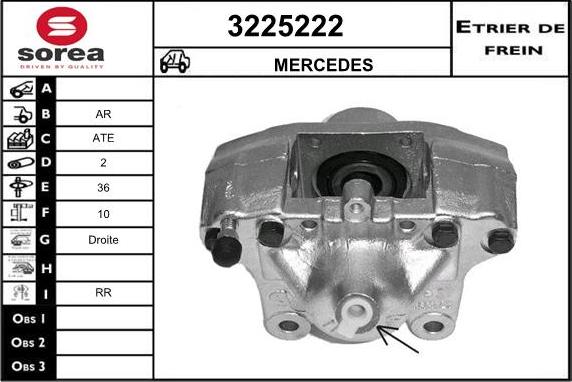 Sera 3225222 - Bremžu suports ps1.lv