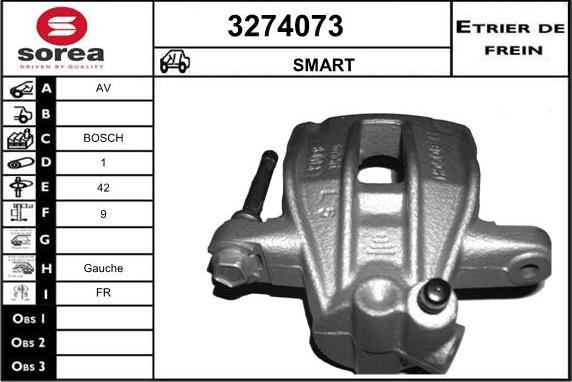 Sera 3274073 - Bremžu suports ps1.lv