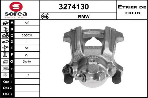 Sera 3274130 - Bremžu suports ps1.lv