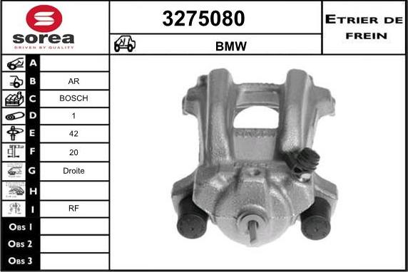 Sera 3275080 - Bremžu suports ps1.lv