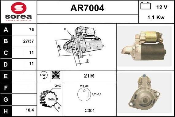 Sera AR7004 - Starteris ps1.lv