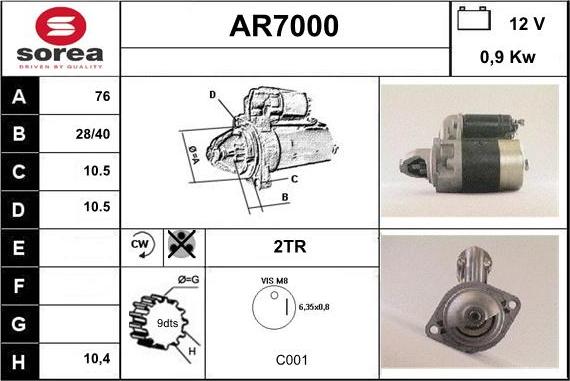 Sera AR7000 - Starteris ps1.lv