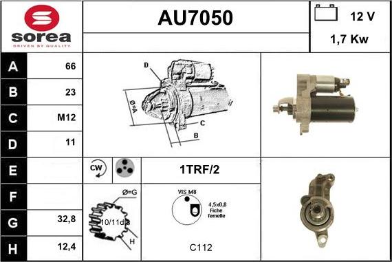 Sera AU7050 - Starteris ps1.lv