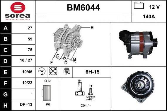 Sera BM6044 - Ģenerators ps1.lv