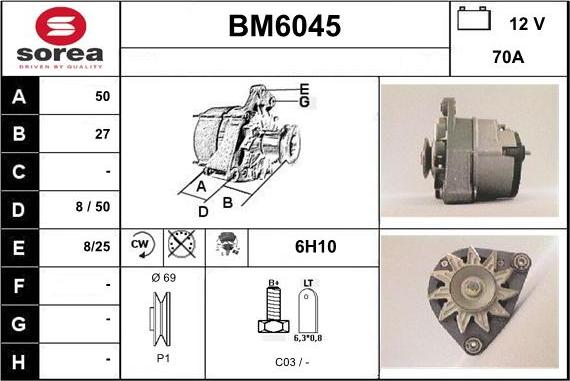 Sera BM6045 - Ģenerators ps1.lv