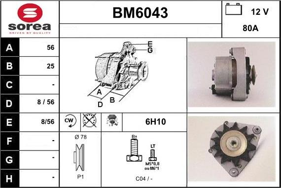 Sera BM6043 - Ģenerators ps1.lv