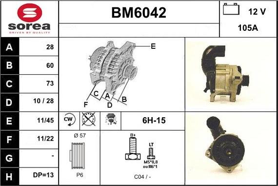 Sera BM6042 - Ģenerators ps1.lv