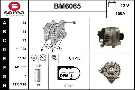 Sera BM6065 - Ģenerators ps1.lv