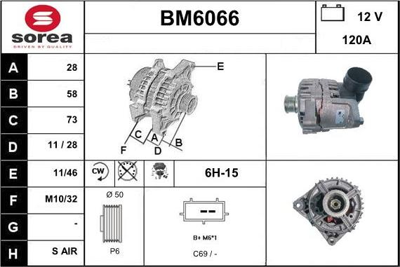 Sera BM6066 - Ģenerators ps1.lv