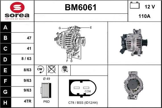 Sera BM6061 - Ģenerators ps1.lv